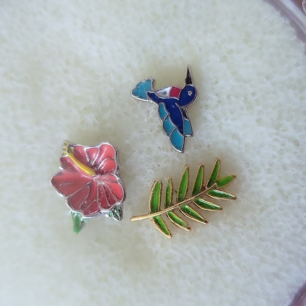 Origami Owl charm set of 3